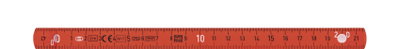 Wiha Elektriker Gliedermaßstab Longlife® 2 m metrisch, 10 Glieder 15 mm (42068)