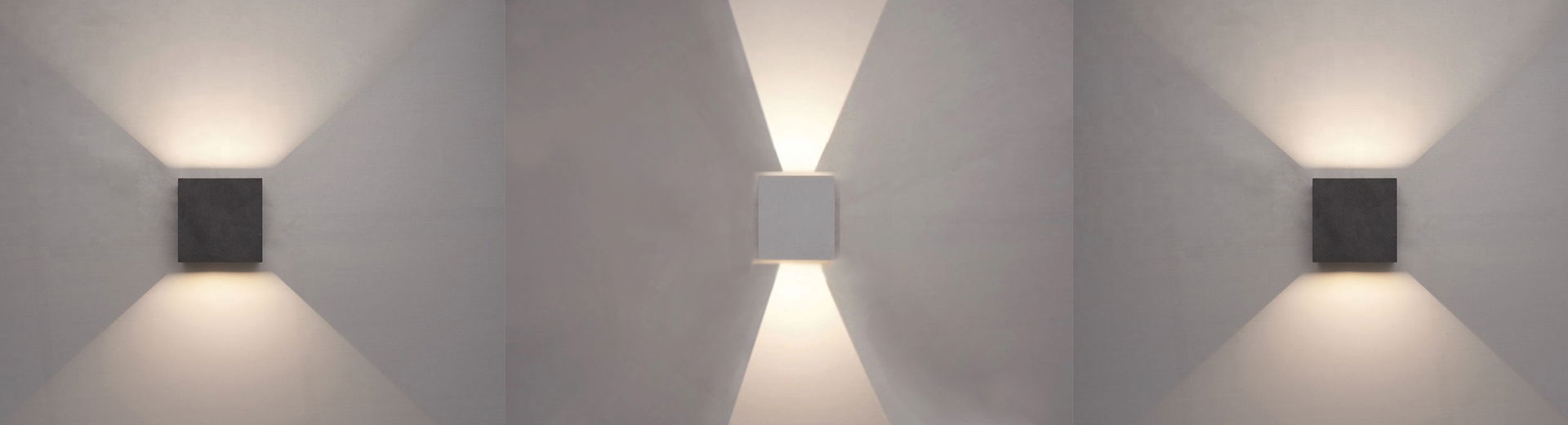Wandleuchte Würfel LED 10W alu grau IP65 – Bild 4 von 7
