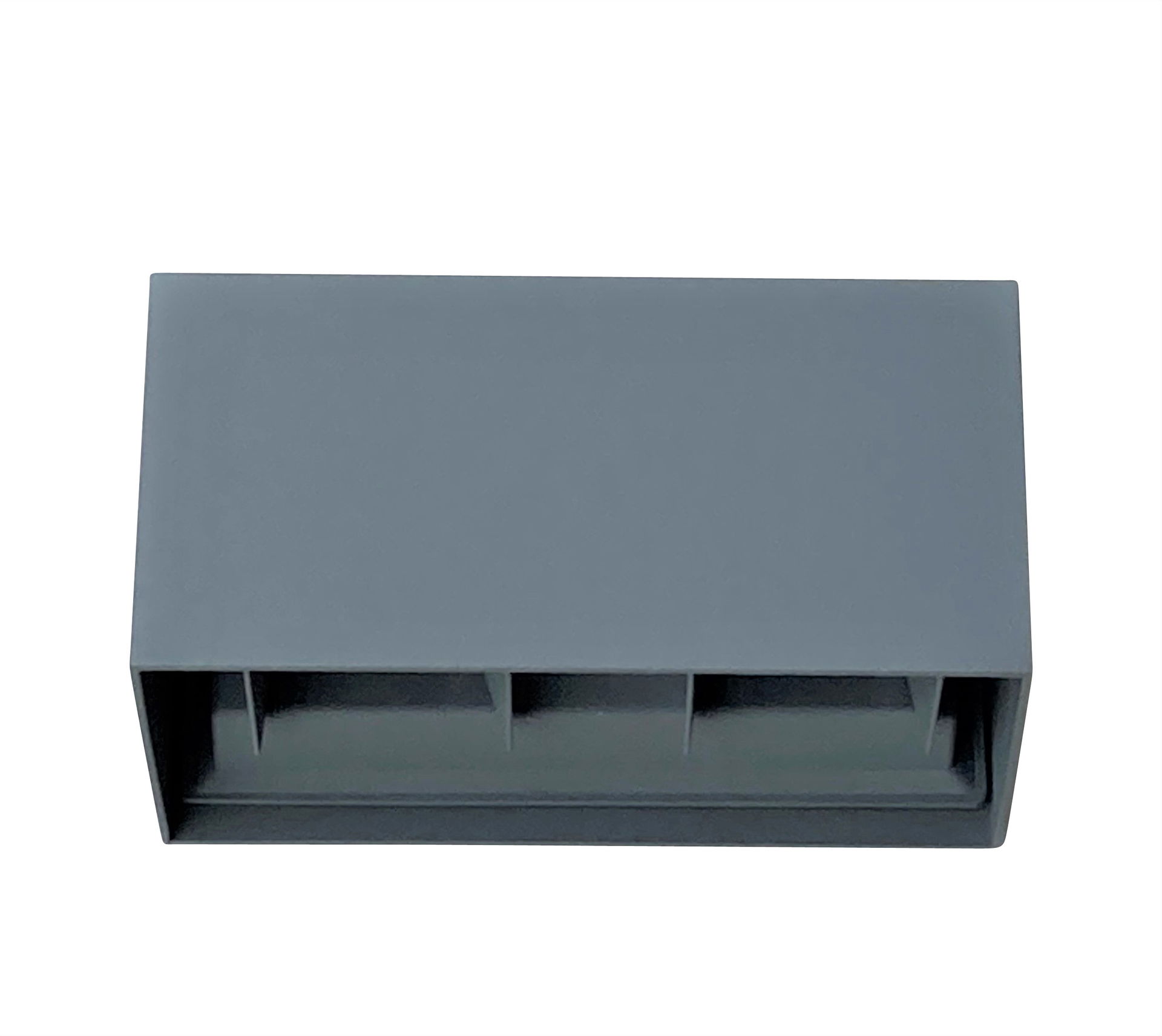 Wandleuchte IP65 Doppelwürfel grau 20W 20cm