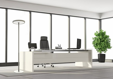 Office Stehlampe für das Büro rund dimmbar 7500lm – Bild 4 von 4