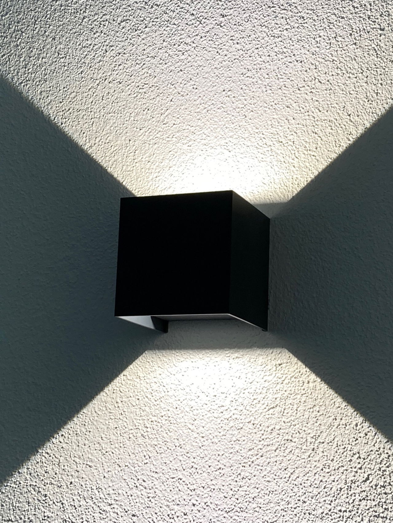 Wandleuchte Würfel LED 10W alu grau IP65 – Bild 6 von 7
