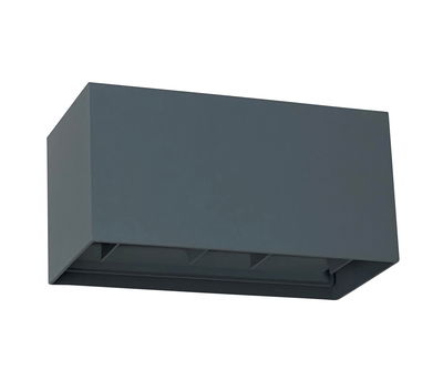 Wandleuchte IP65 Doppelwürfel anthrazit 20W 20cm