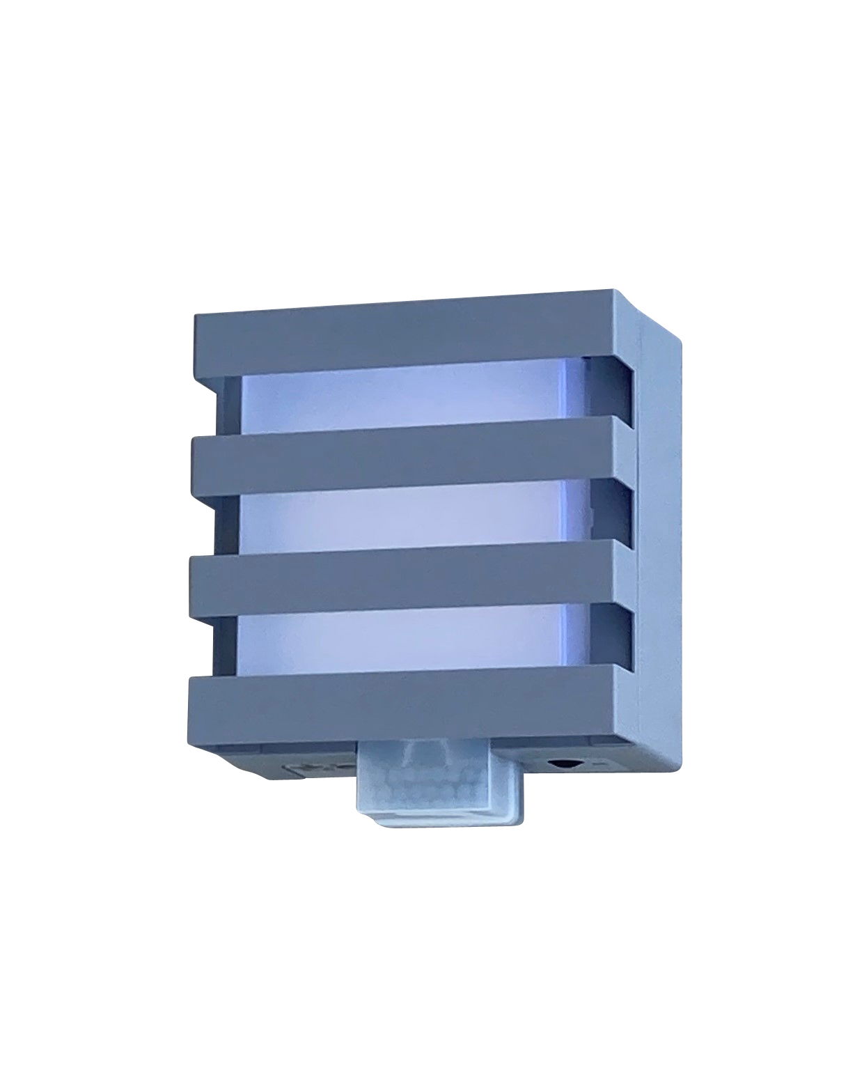 Sensor Wandleuchte PIR Würfel Cube L LED 4.5W 3000K grau – Bild 2 von 4