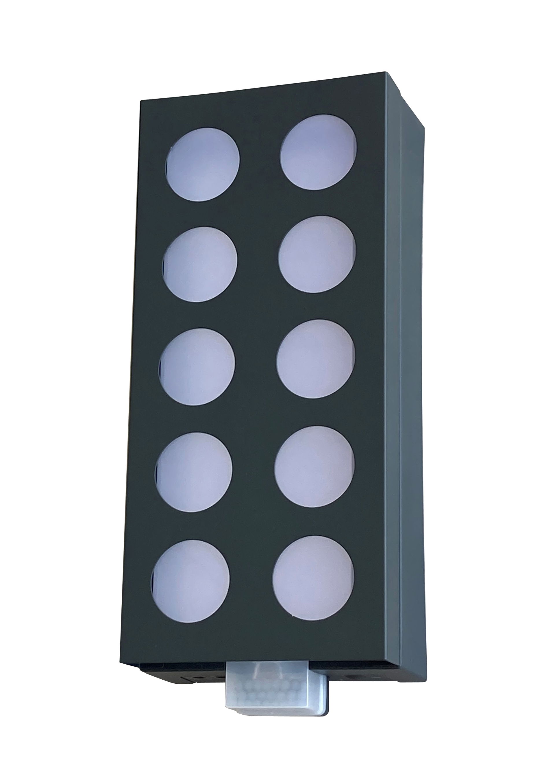 Sensor Wandleuchte PIR LongLED O LED 4.5W 3000K anthrazit – Bild 2 von 3