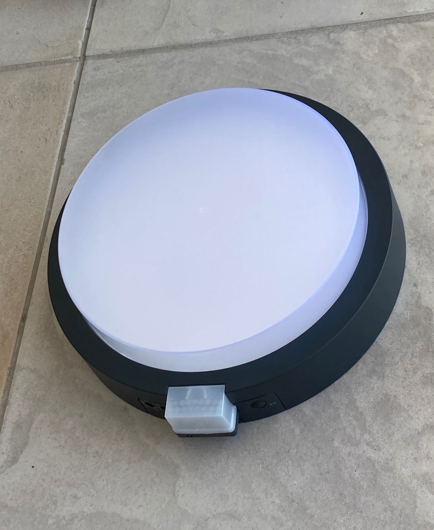 Sensor Wandleuchte PIR RondoLED IP65 anthrazit – Bild 4 von 6