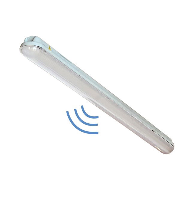 Nassraumleuchte D mit HF Sensor 120cm 36W 4000K