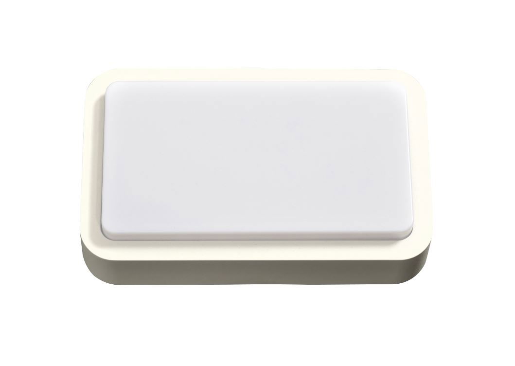 E27 Leuchte, Corlite 2x E27 IP54 weiss – Bild 3 von 3