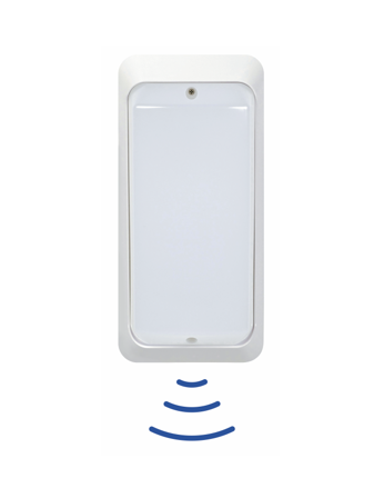 Sensorleuchte, HF EcoStar LED IP65 weiss