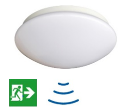 Sensorleuchte mit Notlicht, HF Blanco 18W 3000K PC 1200lm