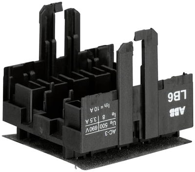 Zócalos ext. para Mini-Contactores LB 6 (B/BC/K/KC6-7)