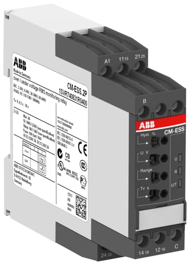 CM-ESS.2P RELe CTL TENSIoN MONOF 2 C/C R