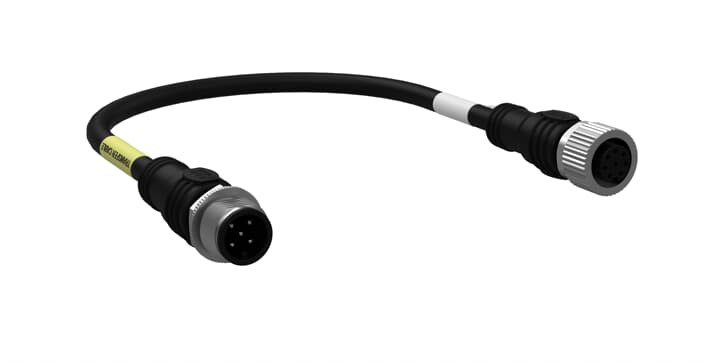 M12-CT0214 Cable transf. 8->5 pol. Tina