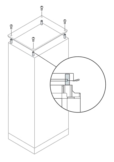 Kit ventilación natural en techo (IP20)
