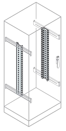 IS2 Bastidor rack 19"perfil abierto,27HE
