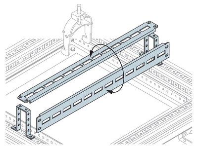 IS2 Perfil para fijación de cables A=600