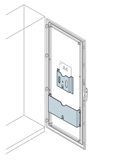 IS2, Portaplanos metálico puerta A=800