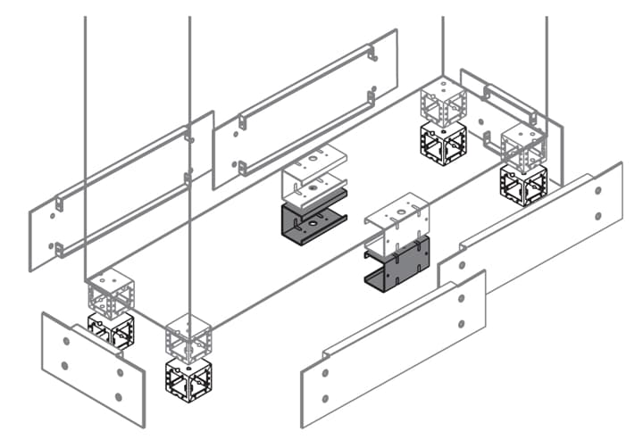 IS2, Cubo interm.estruct.A1200,H100,2ud.