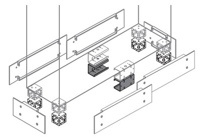 IS2, Cubo interm.estruct.A1200,H100,2ud.