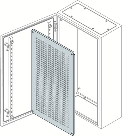SR2 placa de montaje ranurada 800x800mm