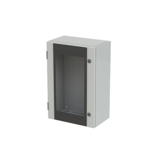 Arm. SR2, 600x400x250, pu.trans, RAL7035 – Imagen 3 de 3