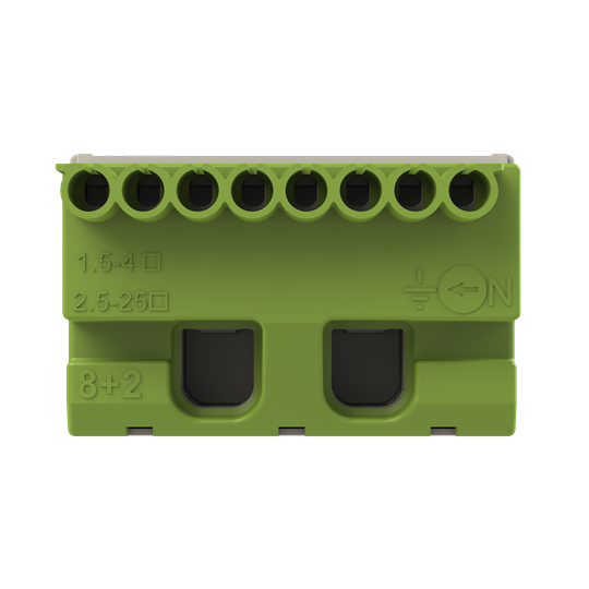 ZK82G Regleta N 8x1,5-4+2x25. 63A,3pasos