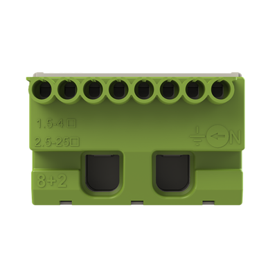ZK82G Regleta N 8x1,5-4+2x25. 63A,3pasos