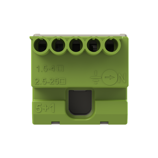 ZK51G Regleta T 5x1,5-4+1x25. 63A,2pasos