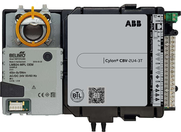 CBV-2U4-3T-SI B-AAC VAV incl act (SI)