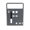 Front shield with operating me
