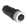 M12-C03 M12x8 Conector hembra tornillo
