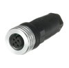 M12-C01 M12x5 Conector hembra tornillo