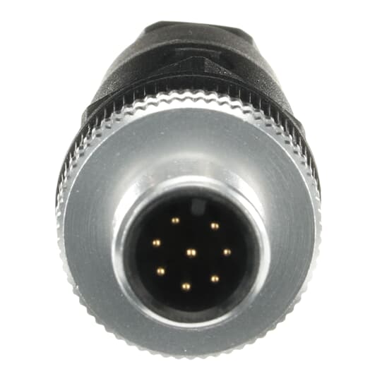 M12-C04 M12x8 Conector macho tornillo