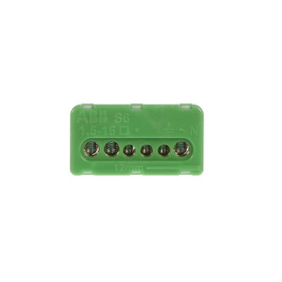 PEK/S06 Regleta T 3x16+3x6. 100A,3pasos
