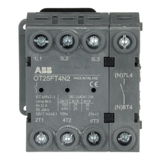 Interruptor seccionador OT25FT4N2