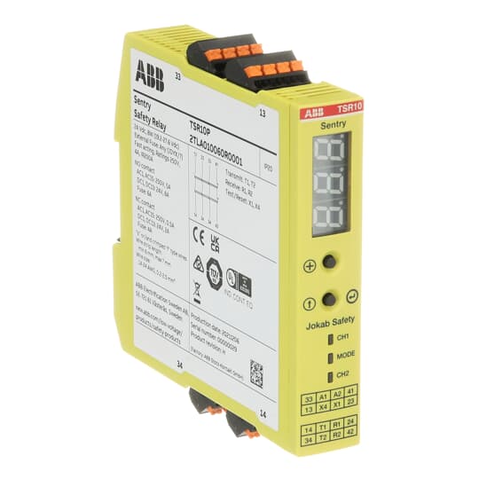 Sentry TSR10P Relé de seguridad Push-In – Imagen 2 de 3