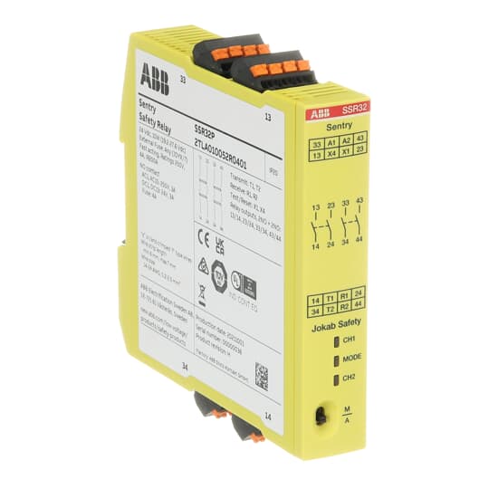 Sentry SSR32P Relé de seguridad Push-In – Imagen 2 de 3