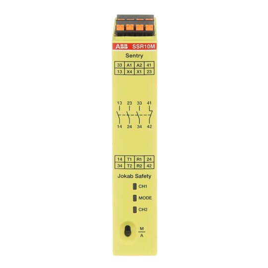 Sentry SSR10M Relé de seguridad Push-In
