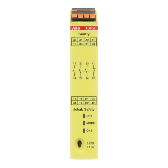 Sentry TSR20P Relé de seguridad Push-In
