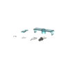 Cerradura azul con llave MISTRAL41W
