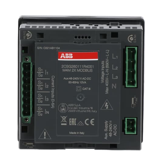 Anal. de red. M4M 2X MODBUS