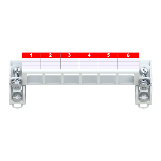 ZE335 Patch panel 6 huecos, UK600