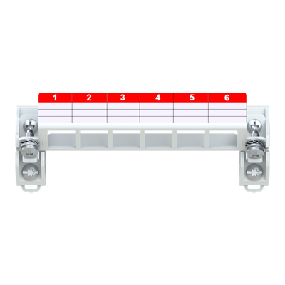 ZE335 Patch panel 6 huecos, UK600