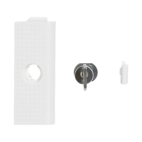 Cerradura blanca con llave MISTRAL41W