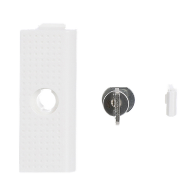 Cerradura blanca con llave MISTRAL41W