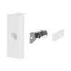 Cerradura blanca con llave MISTRAL41W