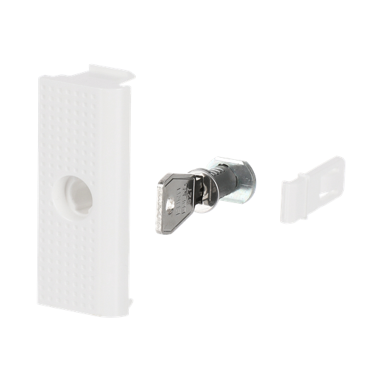 Cerradura blanca con llave MISTRAL41W – Imagen 3 de 3