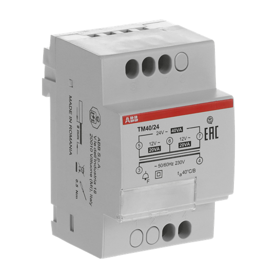 Transf.tensión para timbres TM40/24V – Imagen 3 de 4