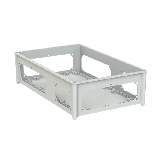 APO 51 Base 4 open sides RAL7035 – Imagen 2 de 3