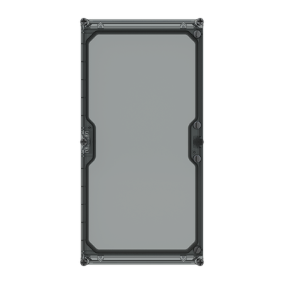 APO 61 Cover (hinged transp.) RAL7035