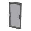 APO 61 Cover (hinged transp.) RAL7035